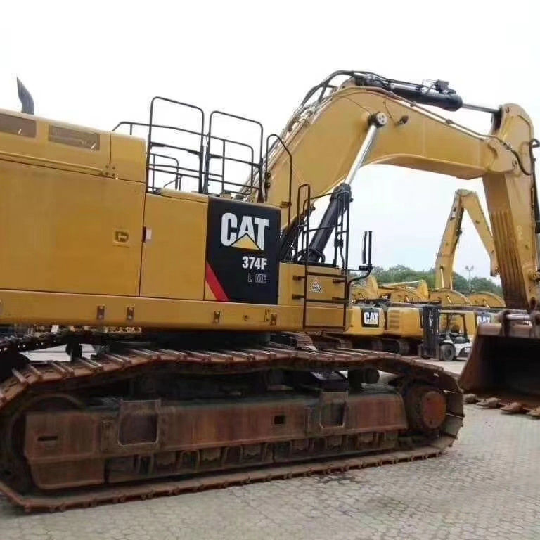 74000 KG CAT 374F Excavatrice de déplacement de terre Excavatrice utilisée pour les travaux de construction