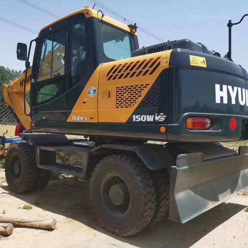 Hyundai 150W R150 R150-9 Excavateurs originaux 15TON avec original cylindre hydraulique