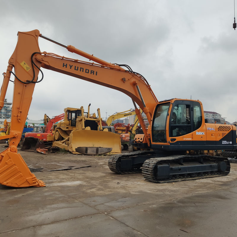 Excavateur Hyundai 220-9s d'occasion avec 0 à 2000 heures de travail à Onghua en Corée du Sud