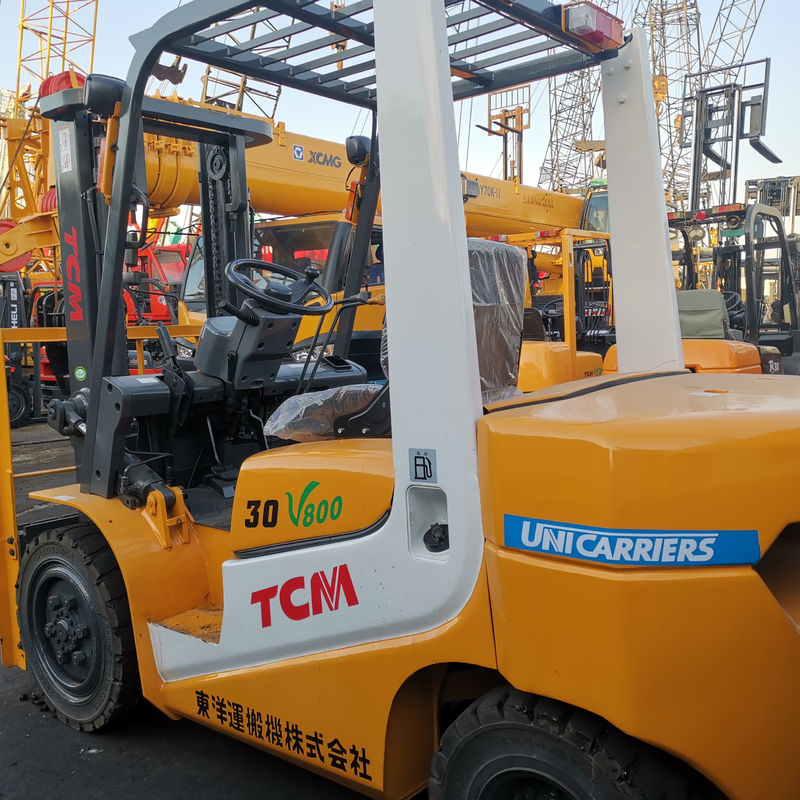 1200 mm largeur de fourchette TCM 3 tonnes 3,5 tonnes chariot élévateur diesel avec moteur ISUZU YANMAR MISUBISHI