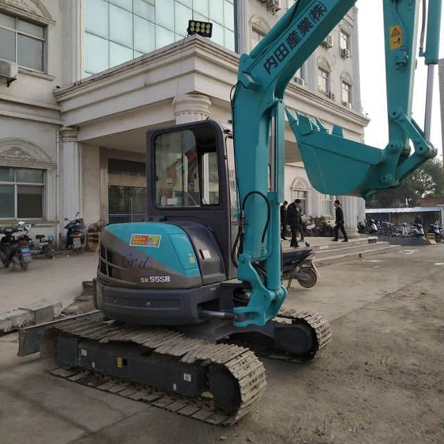 Hauteur maximale de levage 44m 2021 Excavatrice miniature japonaise de 5,5 tonnes KOBELCO SK55 SK55SR-3