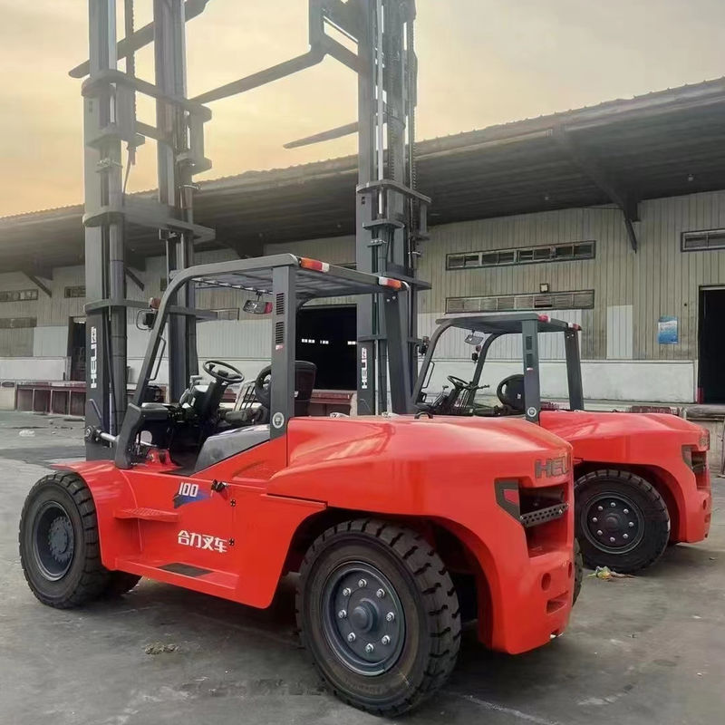 HELI 10 tonnes CPCD100 avec positionneur de fourche à virage latéral à Shanghai Direct