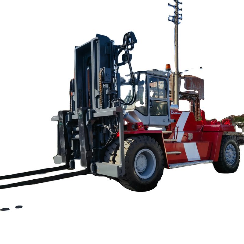 Longueur de la fourchette Routine utilisée Kalmar 25 tonnes Container Reach Stacker avec positionneur de fourchette